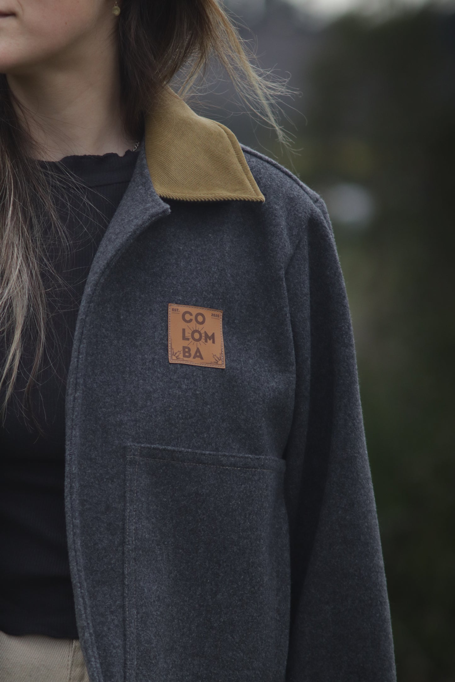 Chaqueta Gris/Mostaza
